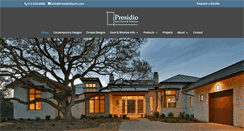 Desktop Screenshot of presidiodoors.com